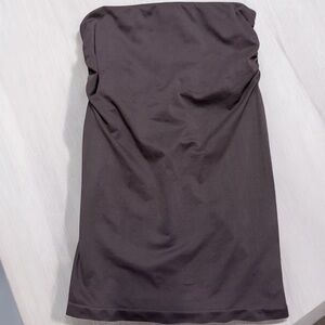 Women’s BEBE Vintage Brown Tube Top with Ruched Sides Size Medium/Large Y2K 2000